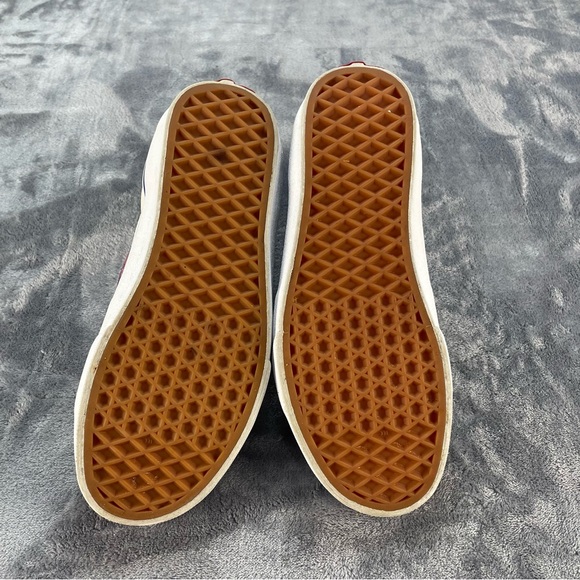 Vans women hi-Top Sneakers - White and Red size 7 - Picture 6 of 6